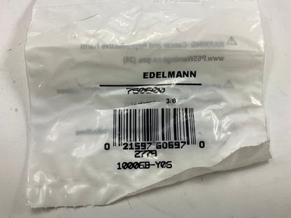 (5) Edelmann 750600 Push-On Hose Mender Fitting, 3/8'' Barb X 3/8'' Barb