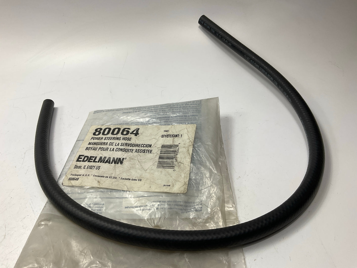 Edelmann 80064 Power Steering Return Hose