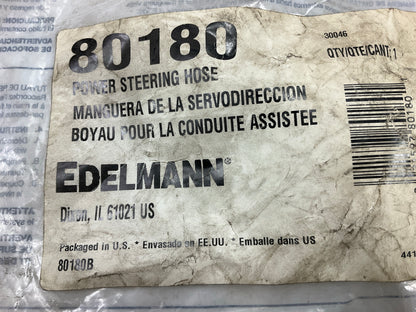 Edelmann 80180 Power Steering Hose For 1993-96 Subaru Impreza, 1990-96 Legacy