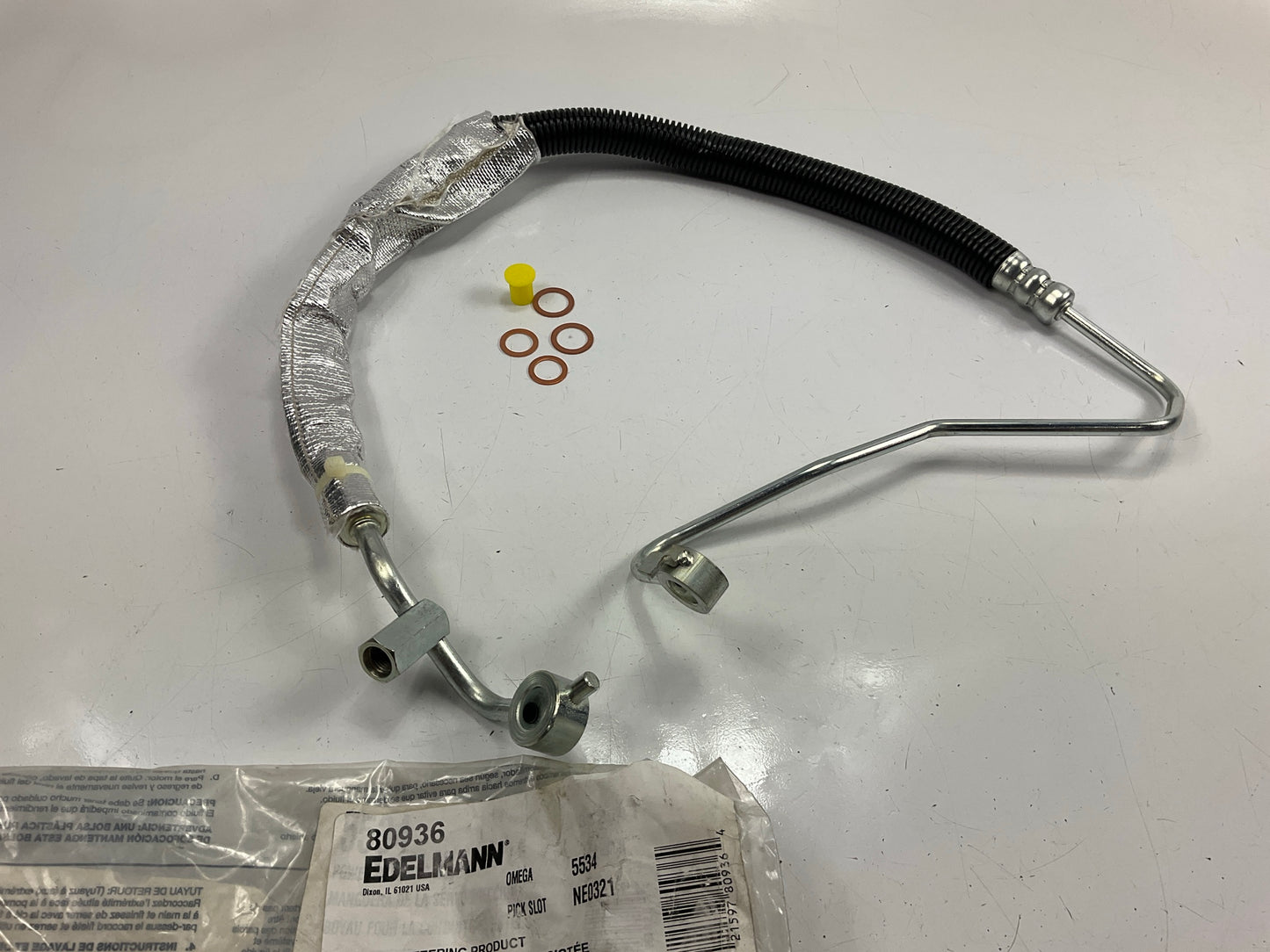 Edelmann 80936 Power Steering Hose For 2008-2012 Nissan Altima 3.5L-V6