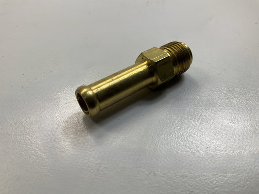 Edelmann 821450 Clamp-Style 7/16-24 In Inverted Flare To 5/16'' Hose Barb Fitting