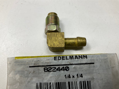 Edelmann 822440 Clamp Style 90 Degree Male Elbow 1/4'' Inv. Flared X 1/4'' Hose
