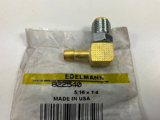 Edelmann 822540 Clamp Style Hose Fitting, 90 Degree, 5/16'' Inv. Tube X 1/4'' Hose