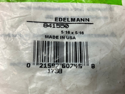 (5) Edelmann 841550 Clamp Style Female Hose Fitting 5/16'' Inv. Flared X 5/16''