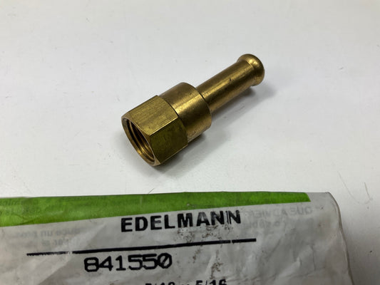 Edelmann 841550 Clamp Style Rigid Female Hose Fitting 5/16'' Inv. Flared X 5/16''