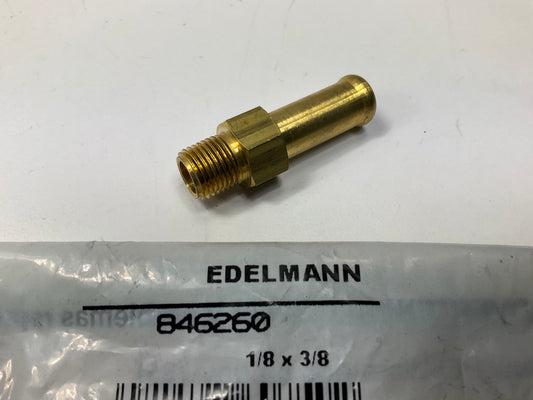 Edelmann 846260 Clamp Style Rigid Male Hose Fitting 1/8'' Pipe X 3/8'' Hose Size