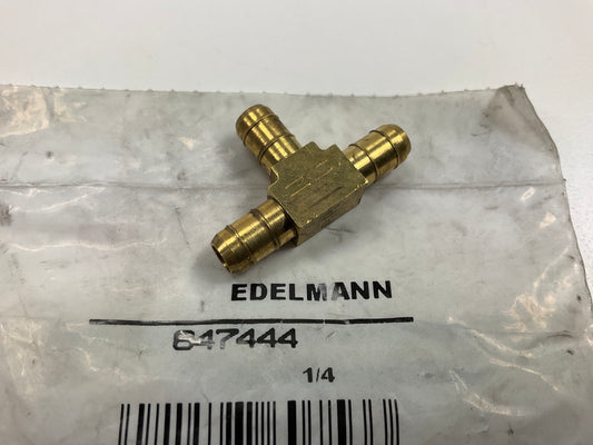 Edelmann 847444 Clamp Style Brass Union Tee 1/4'' Tube Size