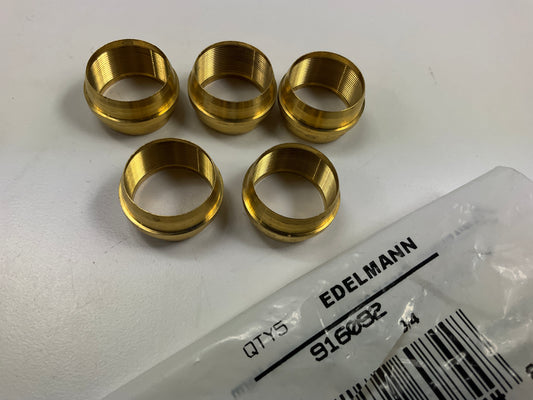 (5) Edelmann 916092 Nylon Air Brake Sleeve Fitting 3/4'' Tube Size SAE 100115