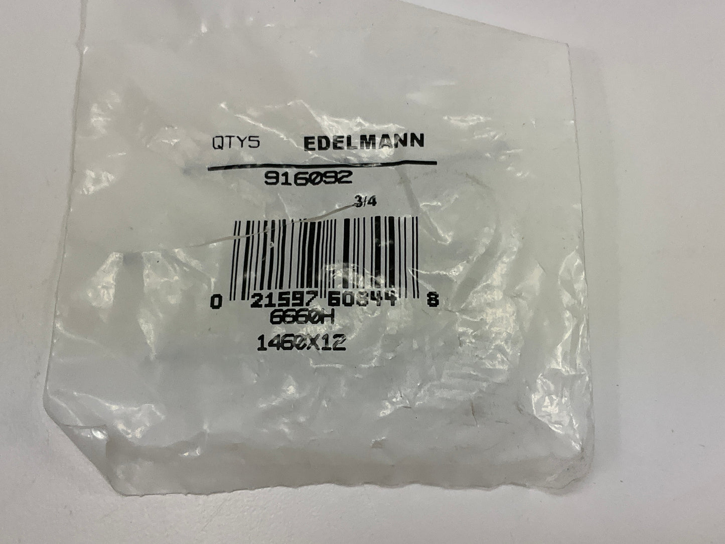 (5) Edelmann 916092 Nylon Air Brake Sleeve Fitting 3/4'' Tube Size SAE 100115