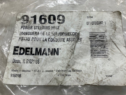 Edelmann 91609 Power Steering Pressure Line Hose For 1986-1989 Honda Accord