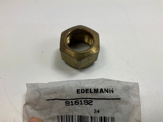 Edelmann 916192 Nylon Air Brake Tubing Nut  3/4'' Tube Size REF SAE 100110