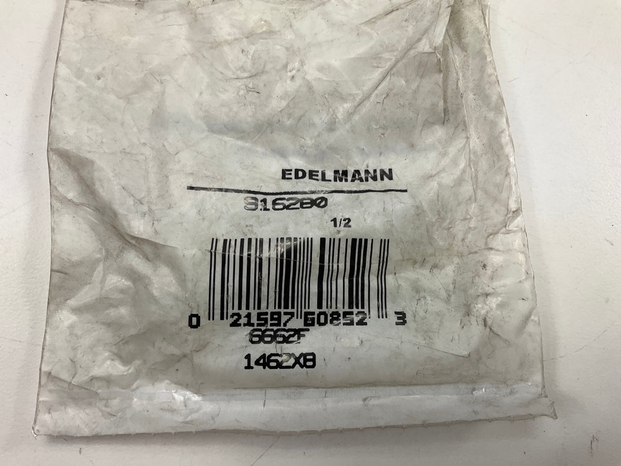 Edelmann 916280 Nylon Air Brake Union Fitting 1/2'' Tube Size REF SAE 100101B