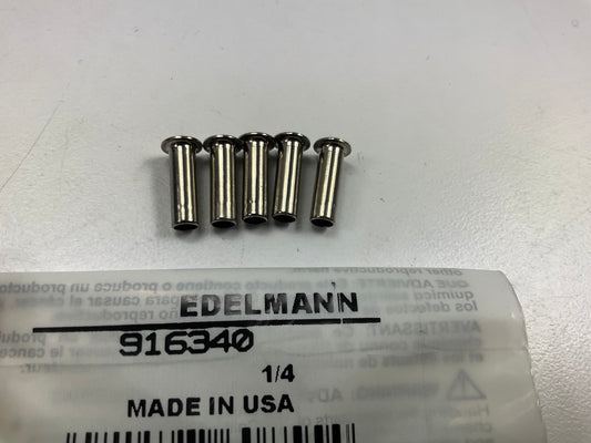 (5) Edelmann 916340 Nylon Insert Air Brake 1/4'' Tube Size Fitting
