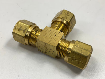 Edelmann 916480 Air Brake 1/2'' Brass Union Tee ''T'' Fitting For Nylon Tubing