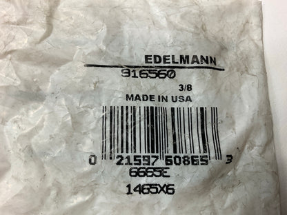 (5) Edelmann 916560 Air Brake Union Elbow Fitting For 3/8'' Nylon Tubing