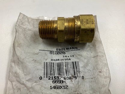 Edelmann 916828 Air Brake Fitting Adapter - 1/2'' NPT To 3/4'' Nylon Tubing