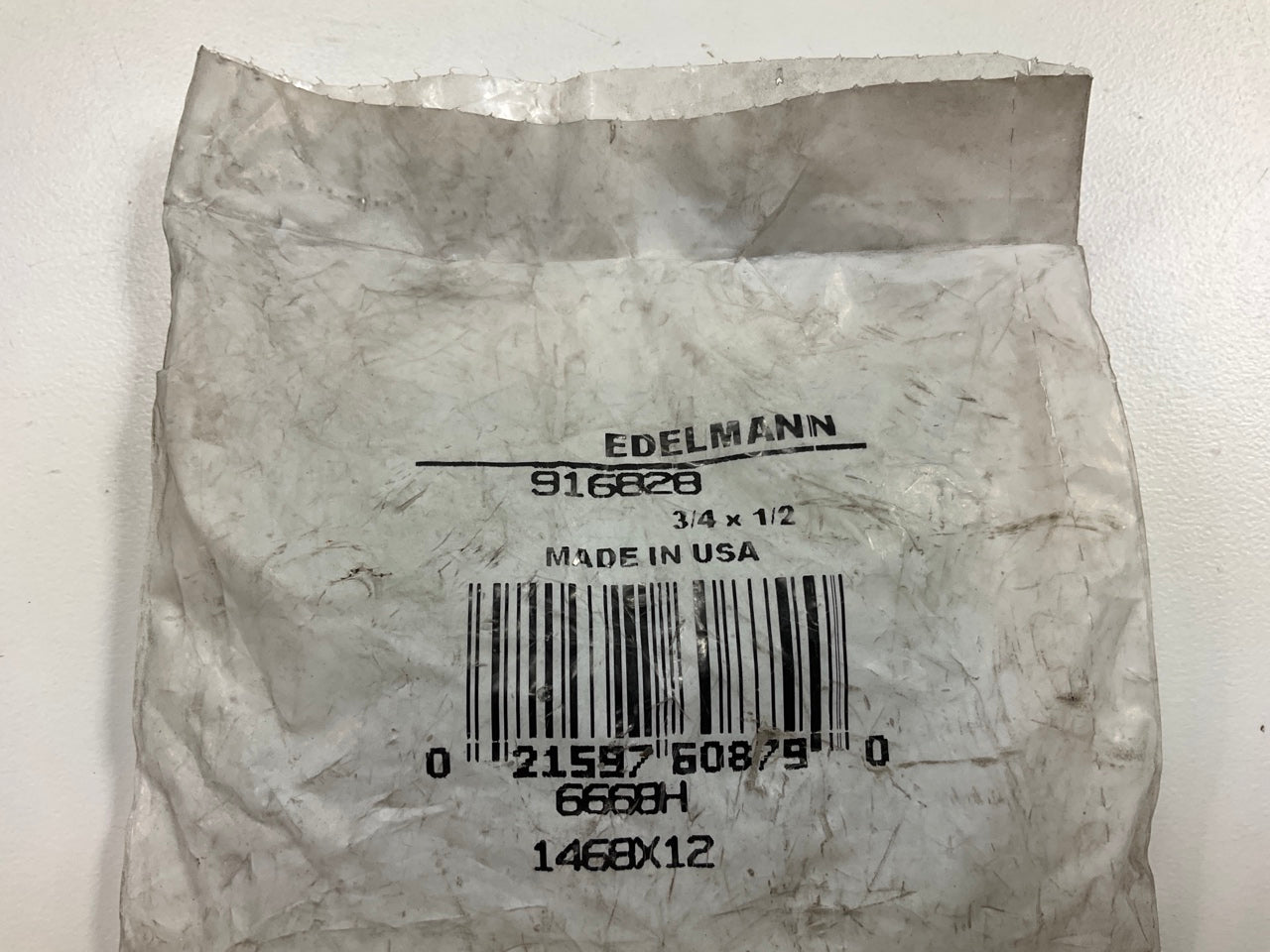 Edelmann 916828 Air Brake Fitting Adapter - 1/2'' NPT To 3/4'' Nylon Tubing