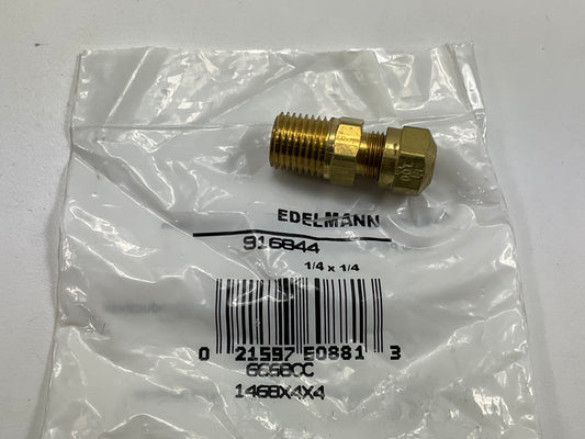 Edelmann 916844 Air Brake Connector Fitting, 1/4'' MNPT X 1/4'' Nylon Tubing