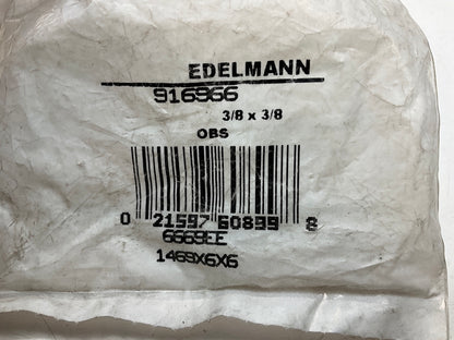 Edelmann 916966 Nylon Air Brake 90 Deg Male Elbow 3/8'' Tube X 3/8'' Pipe Thread