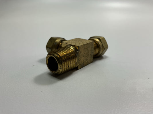 Edelmann 917144 Air Brake Fitting For Nylon Tubing 1/4'' X 1/4'' Thread