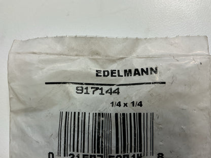 Edelmann 917144 Air Brake Fitting For Nylon Tubing 1/4'' X 1/4'' Thread