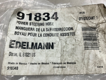 Edelmann 91834 Power Steering Pressure Line Hose - 1994-1995 Ford Taurus 3.0 OHV