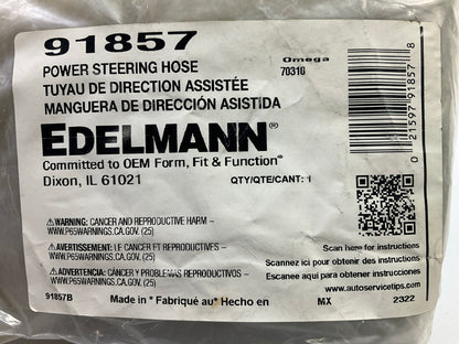 Edelmann 91857 Power Steering Pressure Hose For 1993-1995 Nissan Pathfinder 3.0L