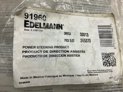 Edelmann 91960 Power Steering Pressure Line Hose