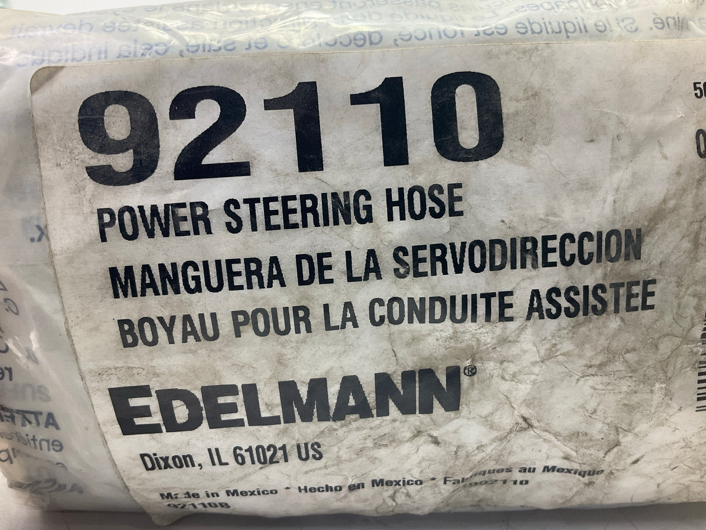 Edelmann 92110 Power Steering Pressure Hose For 2004-06 Chrysler Pacifica 3.5L
