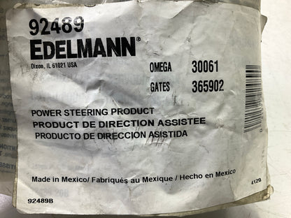 Edelmann 92489 Power Steering Hose For 1997-00 Ford Escort, Tracer 2.0L-L4 SOHC