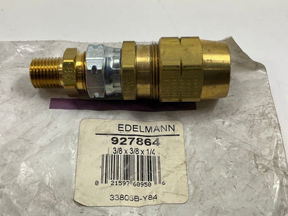 Edelmann 927864 Detachable Truck Air Brake System Connector, 3/8'' X 3/8'' X 1/4''