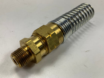 Edelmann 936866 3/8 Air Hose Connector With Spring Guard (3/8'' Hose X 3/8'' NPT)