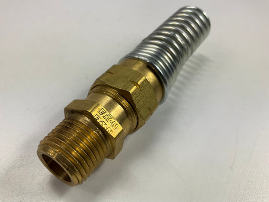 Edelmann 963868 Air Brake Line Spring Guard Fitting 1/2'' Hose X 3/8'' Male NPT