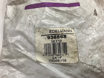Edelmann 963868 Air Brake Line Spring Guard Fitting 1/2'' Hose X 3/8'' Male NPT
