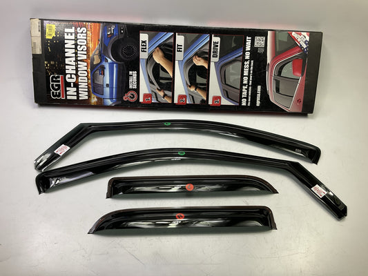 EGR 572451 Vent Visor Window Deflector Set 4-pc For 02-08 Ram 1500 2500 Quad Cab