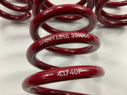 Eibach 4.1740 Sportline Lowering Springs For 92-00 Honda Civic - 1.7''-2.3'' Drop