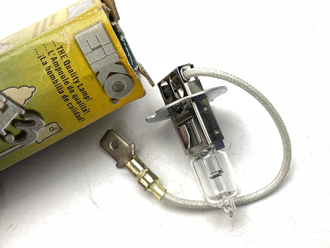 EiKO 01007 12V 55W H3 T3-1/2 PK22S Base Halogen Fog Lamp Light Bulb