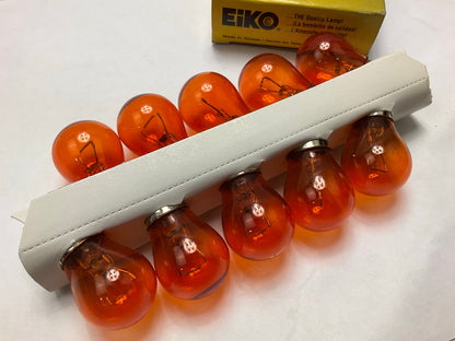 (10) Eiko 1156NA Amber Turn Signal Light Bulbs