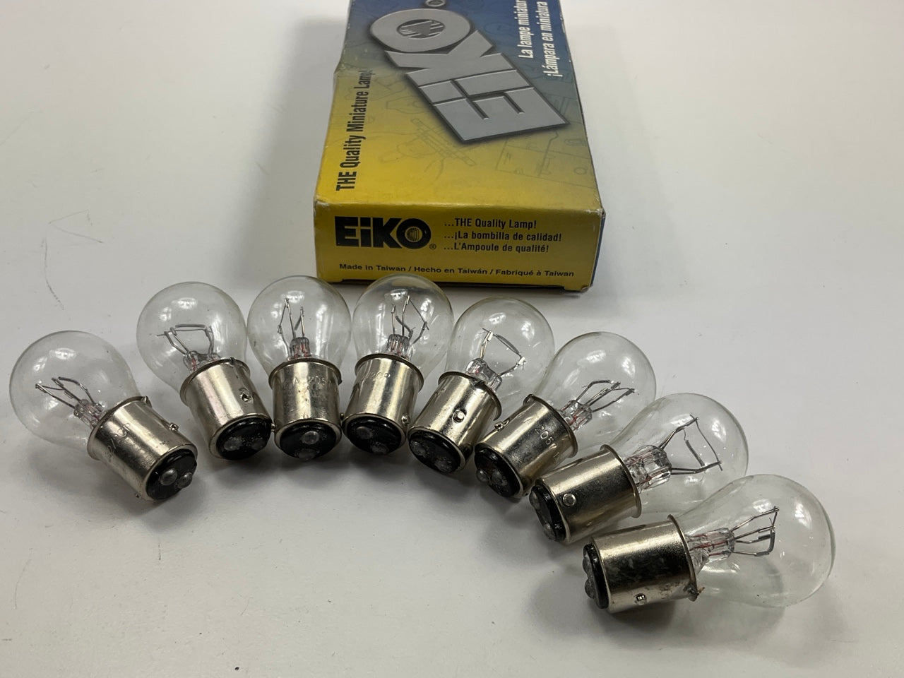 (8) Eiko 2057 Brake / Turn Signal Light Bulbs