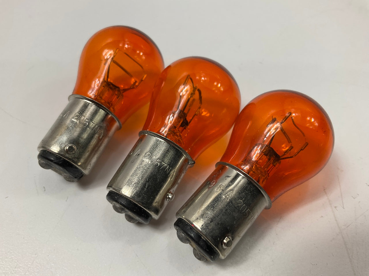 (10) Eiko 2057NA Amber Light Bulbs