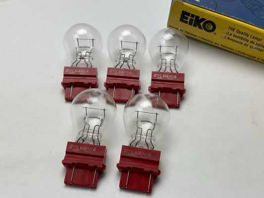 (5) Eiko 3357 Clear Light Bulbs