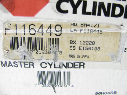 EIS E150108 NISSIN Brake Master Cylinder 1986-1988 Acura Legend - MADE IN JAPAN