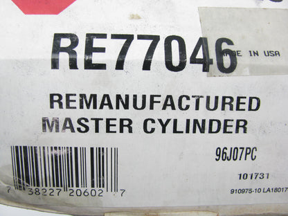 REMAN. EIS RE77046 Brake Master Cylinder 74-80 GM Chevy - VANS