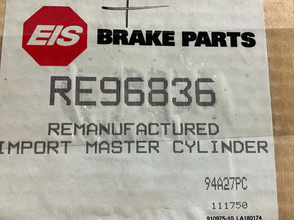 EIS RE96836 Brake Master Cylinder For 1976-1977 Toyota Corona