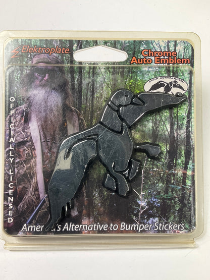 Duck Commander Officially Licensed Hunting Shiny Chrome Auto Emblem 2.25'' X 3.5''