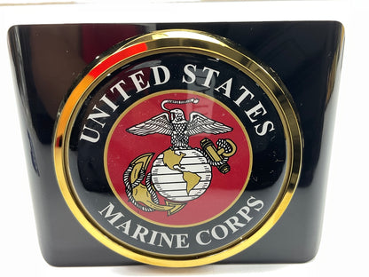 Electroplate MARINES Trailer Hitch Plug Cover - USMC United States Marine Corps