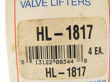 (4) Elgin HL-1817 Engine Valve Lifters For 1965-1987 Chevrolet SBC 283-400