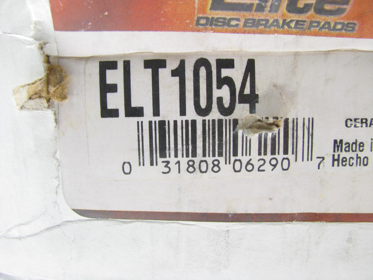 Elite ELT1054 Front Ceramic Disc Brake Pads