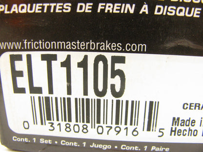 Friction Master Elite ELT1105 FRONT Brake Pads For 2004-2006 Suzuki XL-7