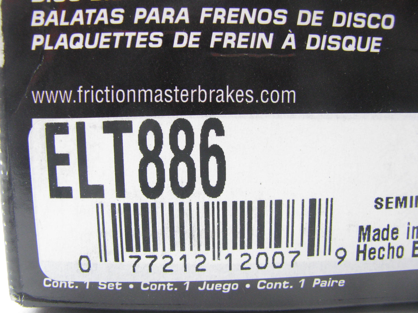 Elite ELT886 Rear Disc Brake Pads For 2001-2007 Ford Focus